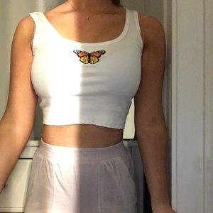 Brandy Melville butterfly tank